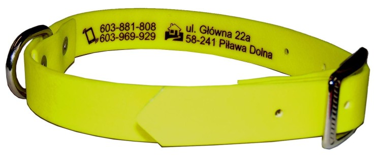 obroża biothan żółta grawer środek1.jpg