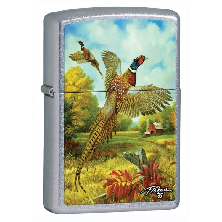 zippo Bażant (Z28010) Zapalniczka Zippo Bażant, Street Chrome.jpg